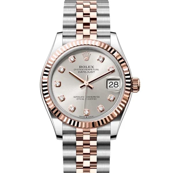 Rolex Datejust 31, steel and rose gold