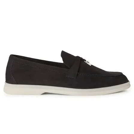 Loro Piana Summer Charms Walk, suede, caviar