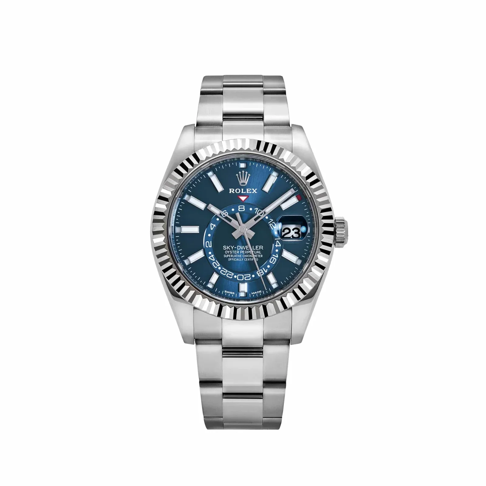Rolex Sky-Dweller, blue, Oyster