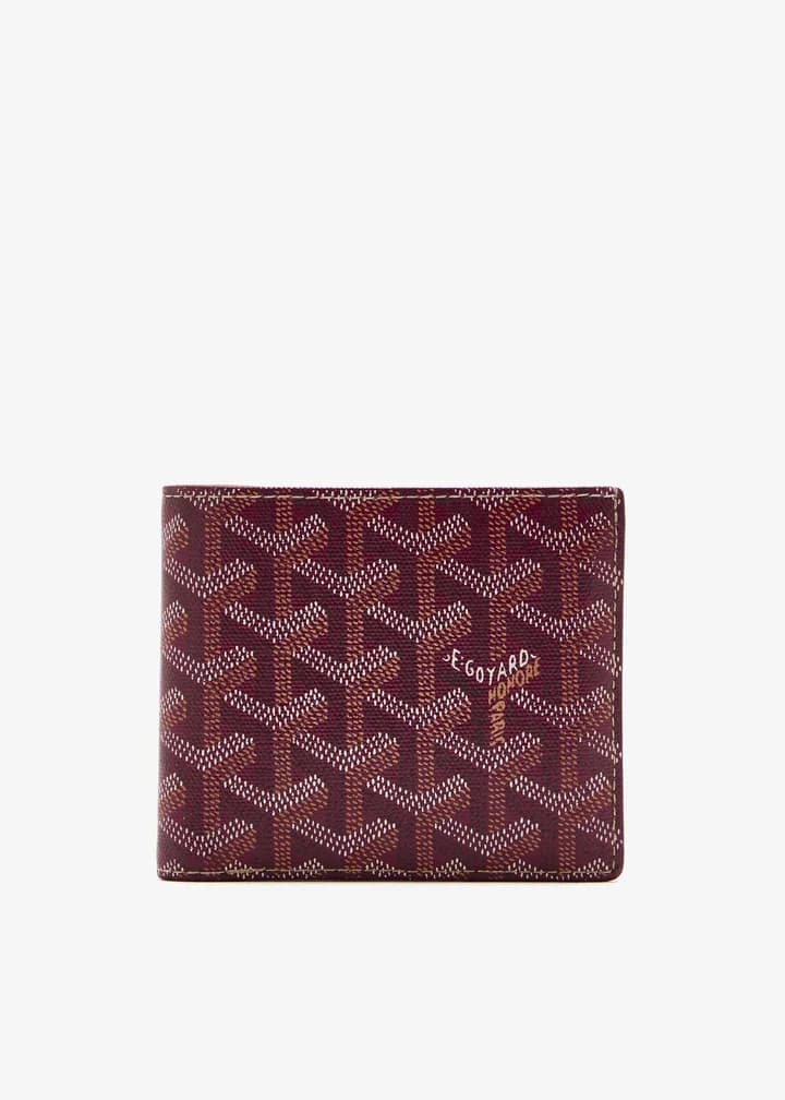 Goyard Wallet, burgundy
