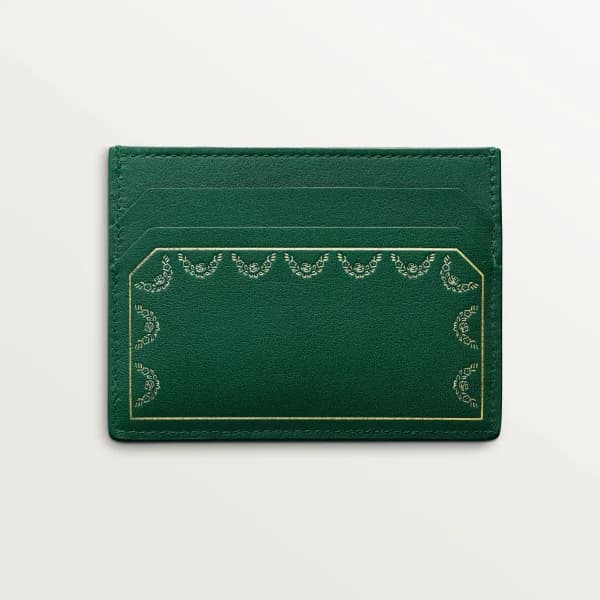 Cartier Card holder, peacock green