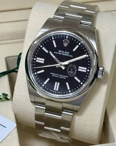 Rolex Oyster Perpetual 41, black dial