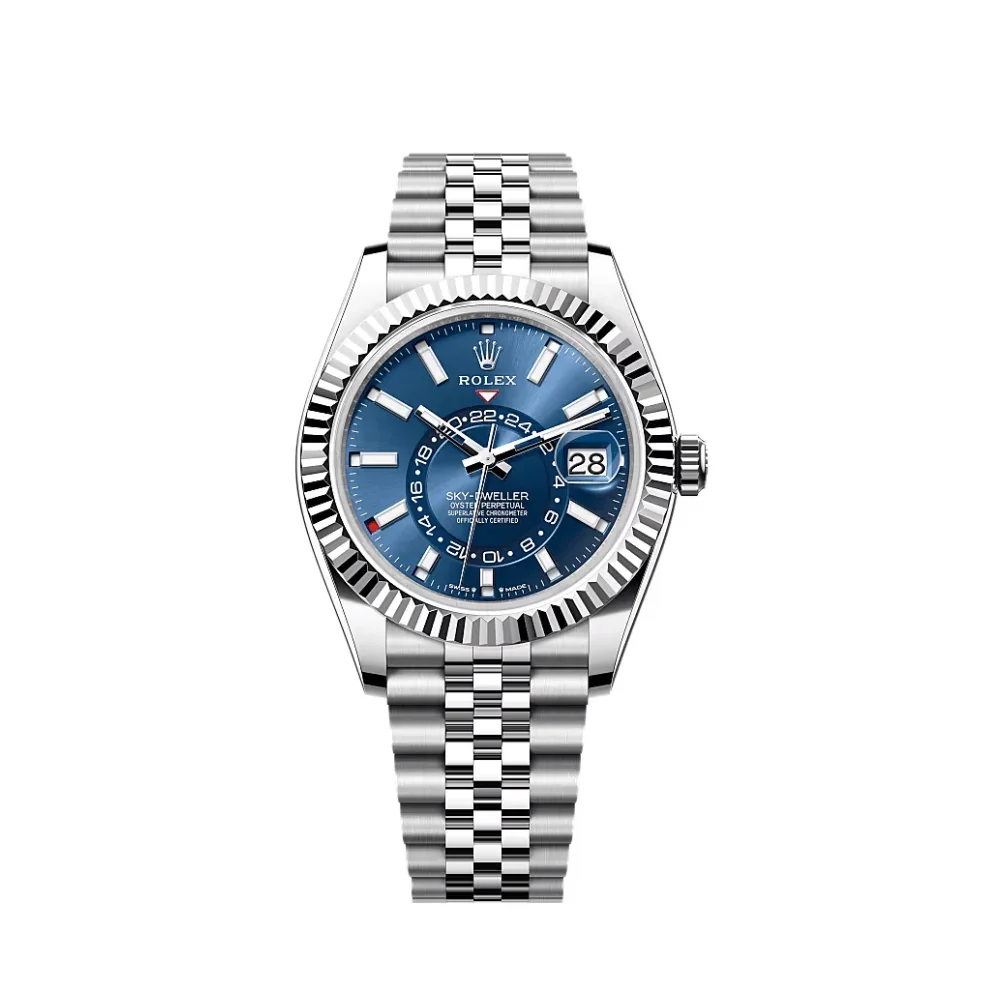 Rolex Sky-Dweller, blue, Jubilee