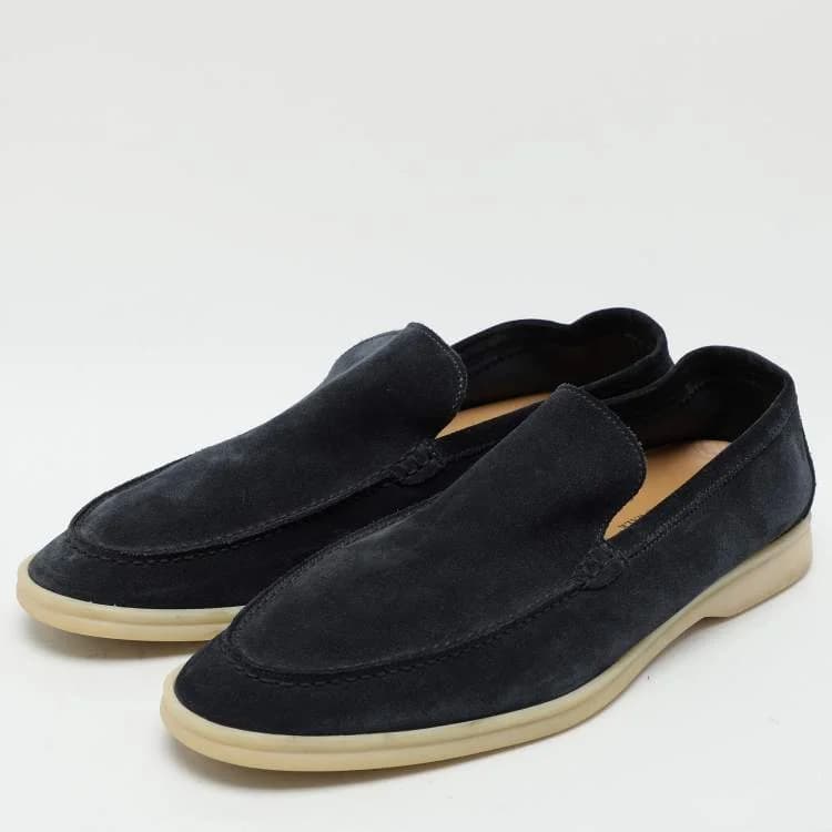 Loro Piana Summer Walk, suede, caviar